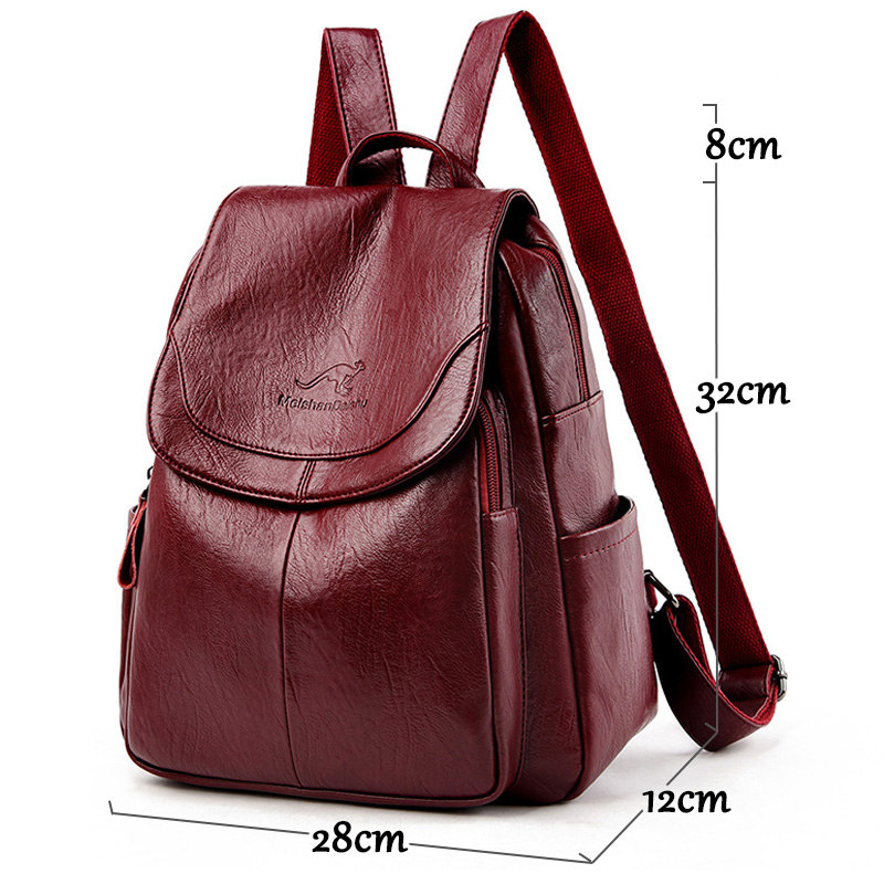 Plecak damski z miękkiej skóry – Leather Backpack Vintage recenzja i cena