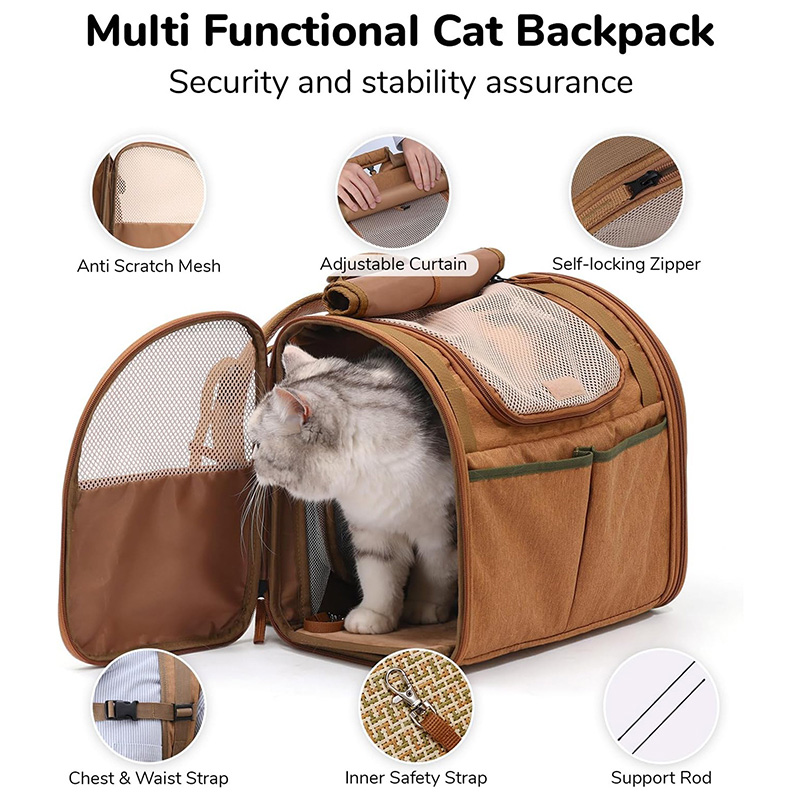 Przenośny plecak dla kota, roz – Foldable Backpack Small recenzja i cena