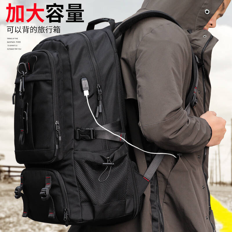 Nowy, bardzo pojemny męski ple – Canvas Backpack Casual recenzja i cena