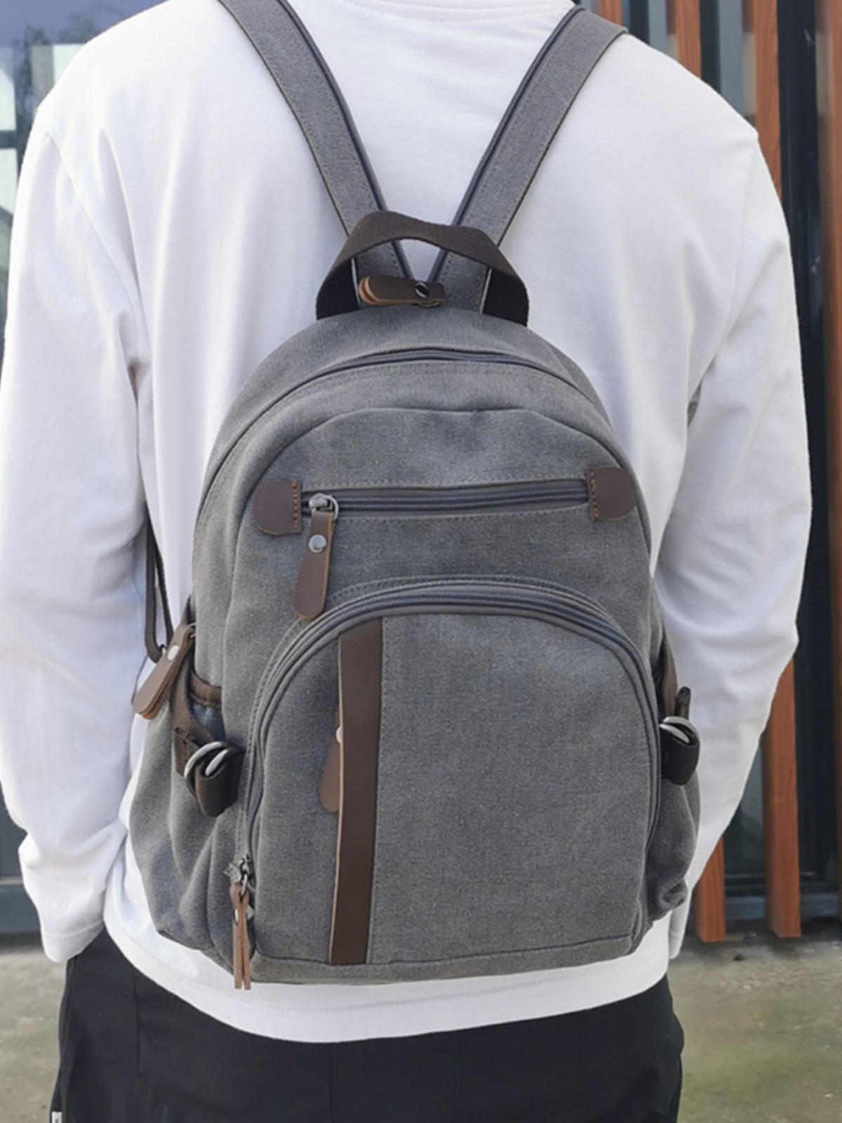 Mały płócienny plecak, idealny – Canvas Backpack Casual recenzja i cena