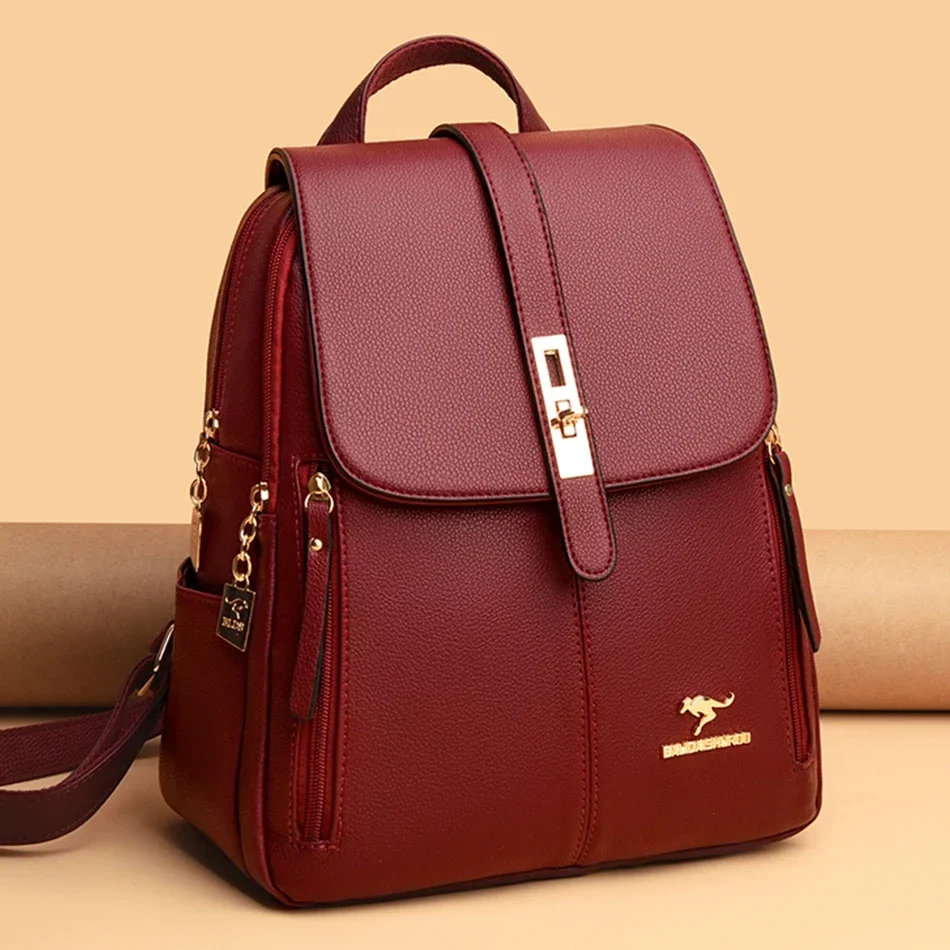 Damski skórzany plecak o dużej – Leather Backpack Vintage recenzja i cena