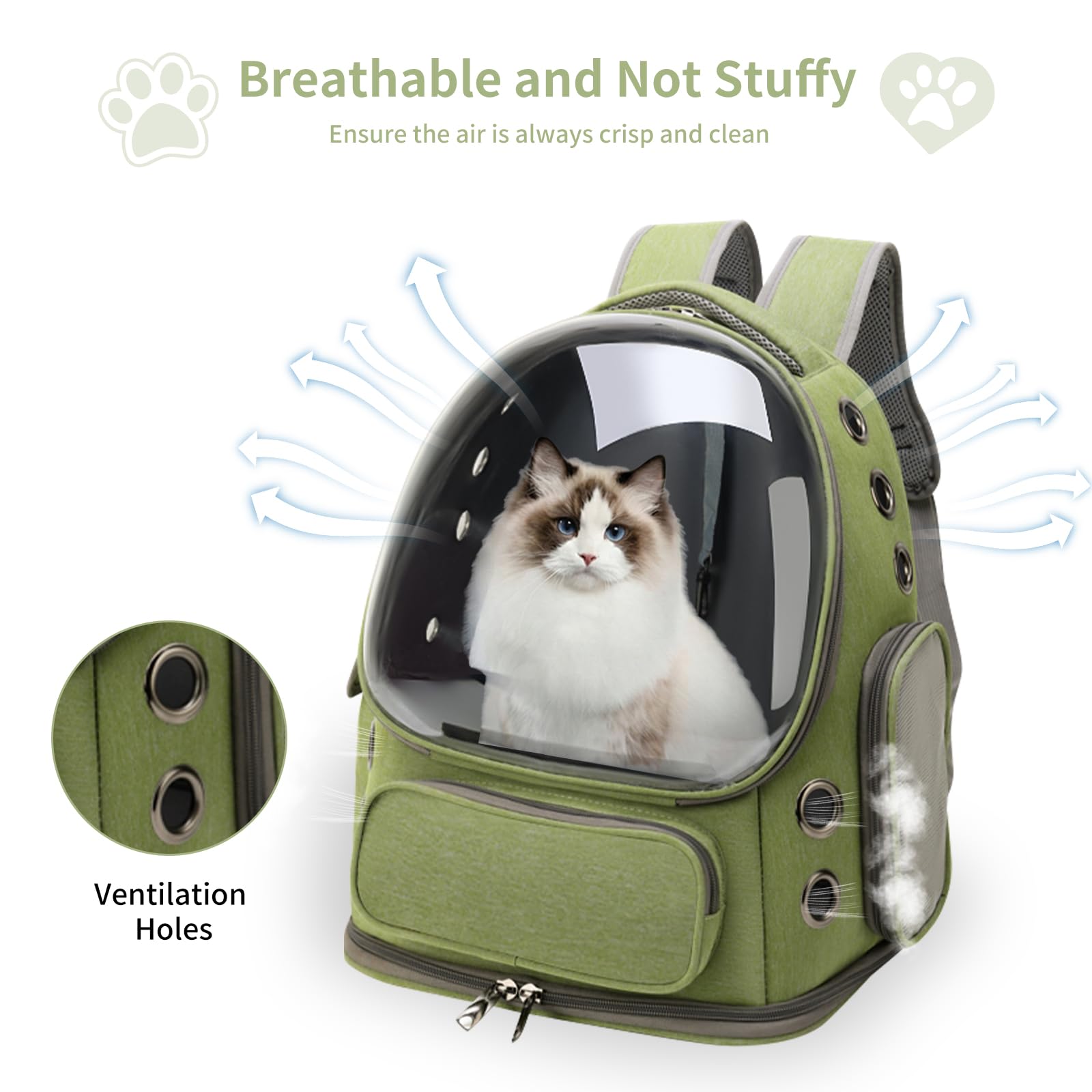 Plecak transportowy dla kota,  – Foldable Backpack Small recenzja i cena