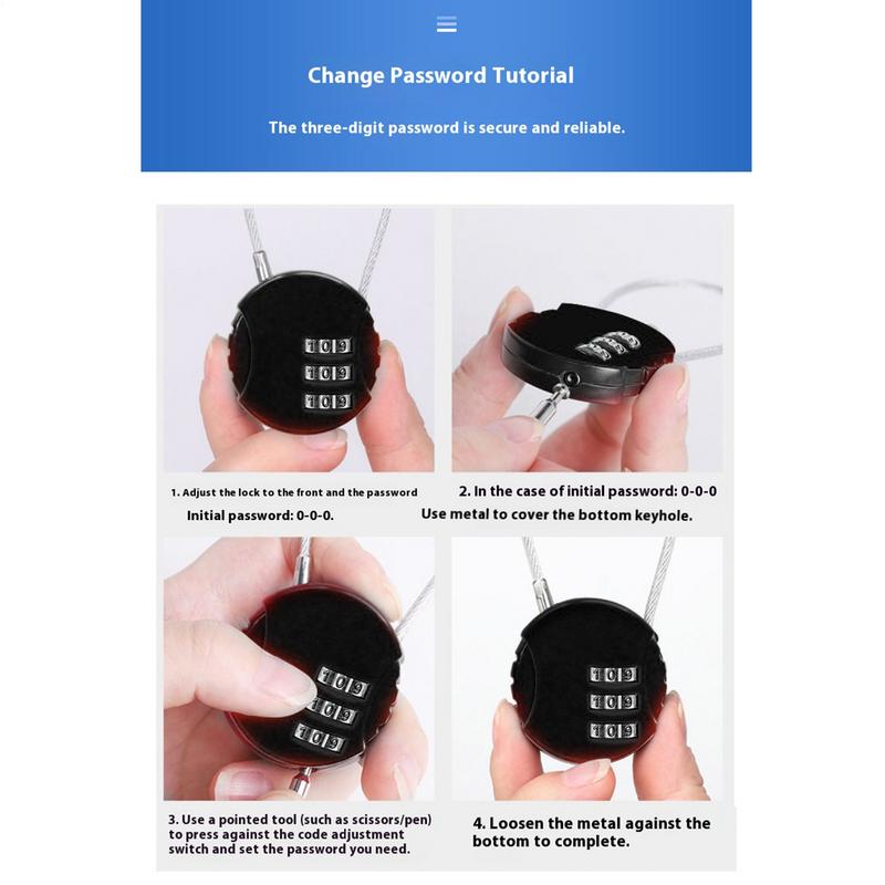 Okrągły kształt Bagaż Kombinac – Backpack Lock Combo recenzja i cena