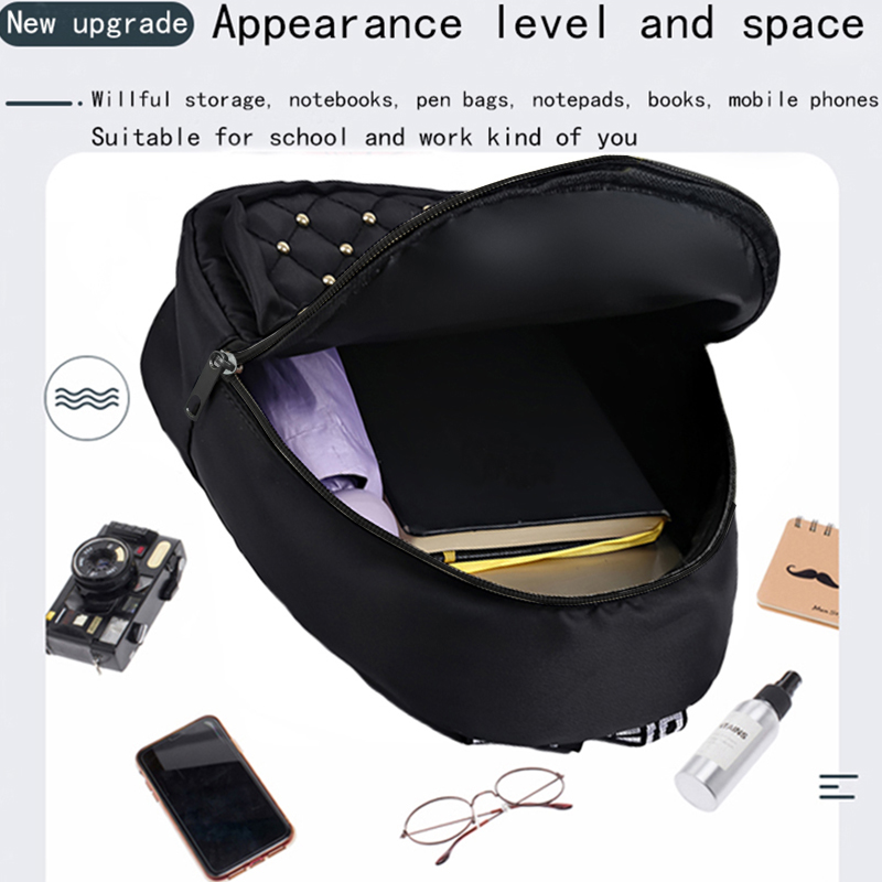 Stylowy plecak z ćwiekami, wie – Canvas Backpack Casual recenzja i cena